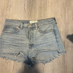 Aritzia denim jean shorts